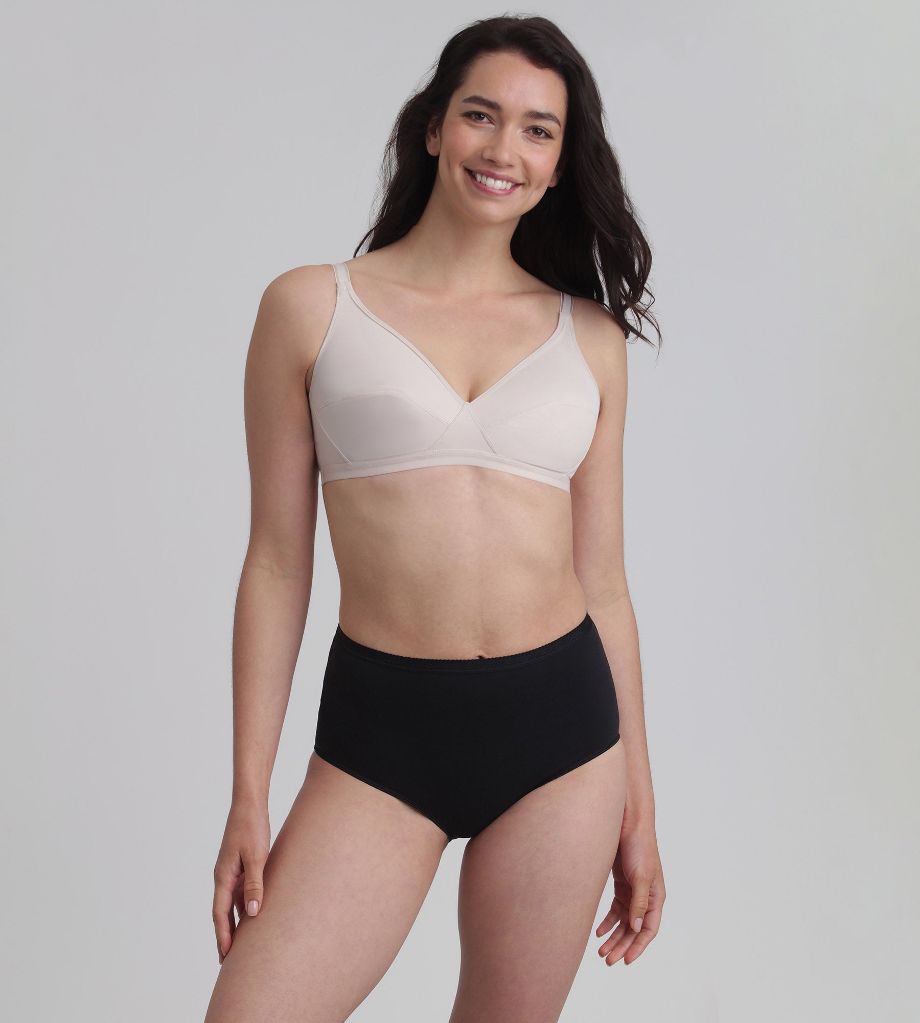 Playtex® Non-wired bra in beige Basic Micro Support