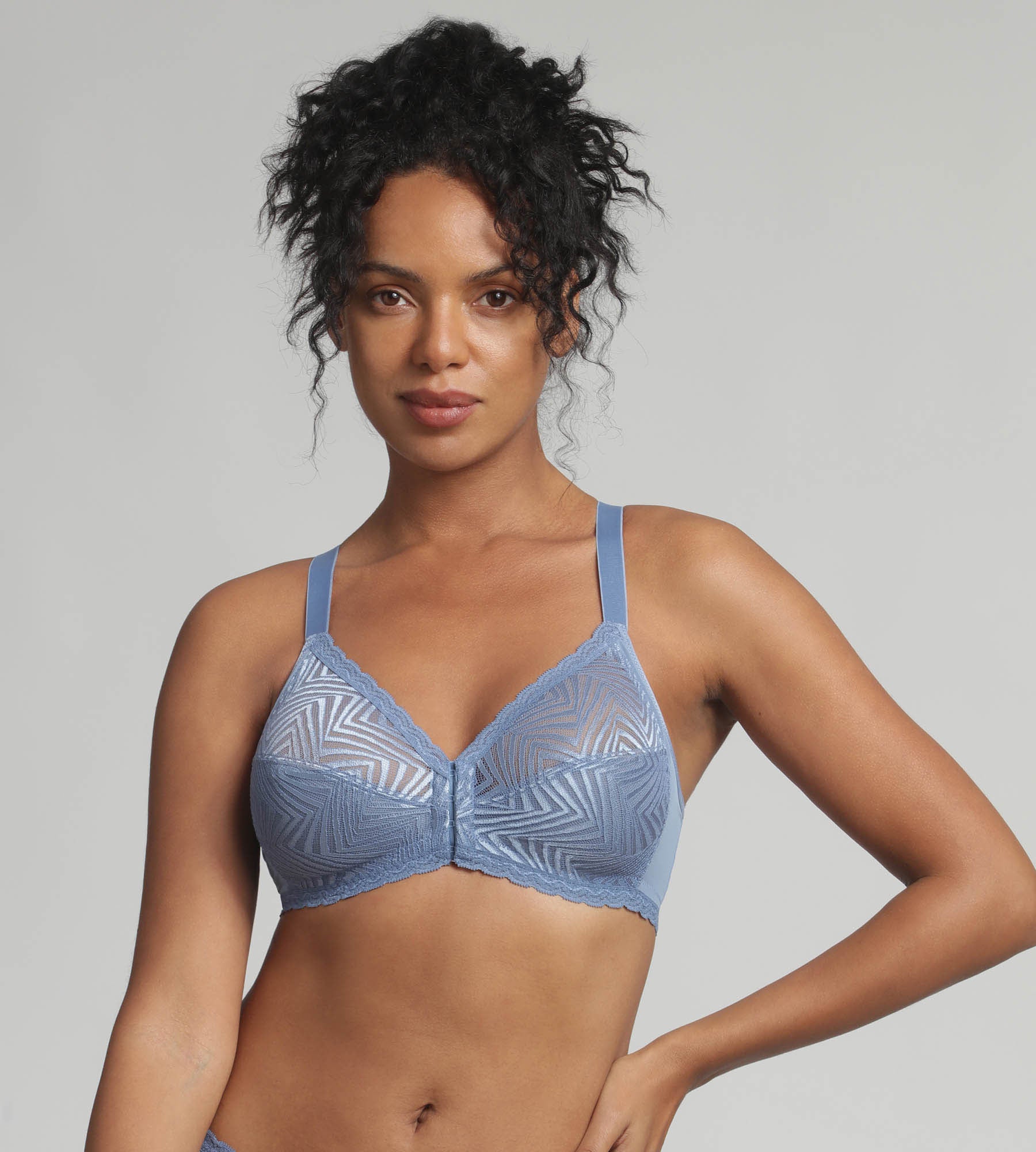 Playtex® Soutien-gorge ouverture devant emboîtant bleu océan sans armatures Ideal Posture