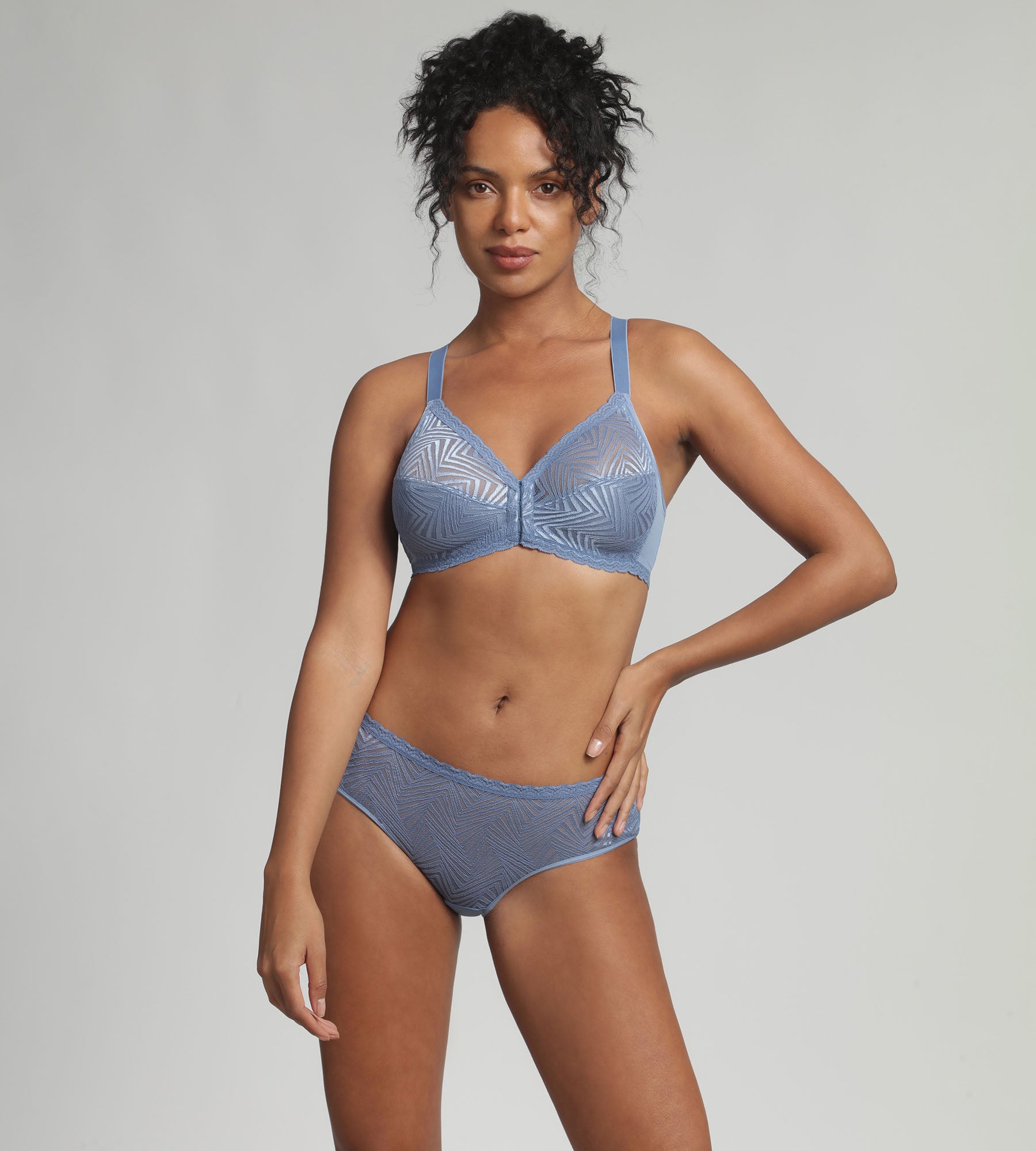 Playtex® Soutien-gorge ouverture devant emboîtant bleu océan sans armatures Ideal Posture