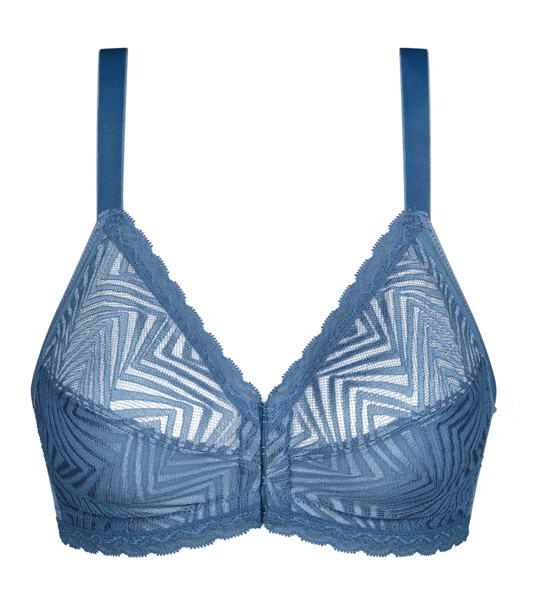 Playtex® Soutien-gorge ouverture devant emboîtant bleu océan sans armatures Ideal Posture