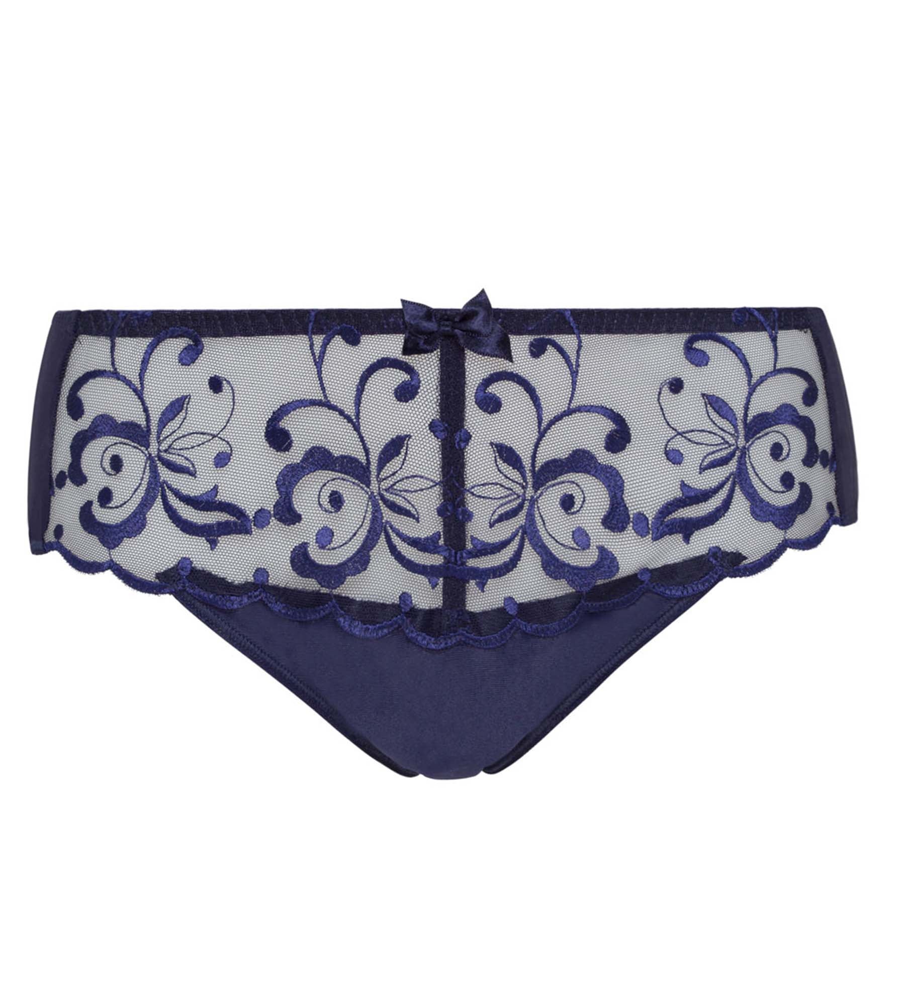 Playtex® Midi knickers in navy Essential Elegance Embroidery