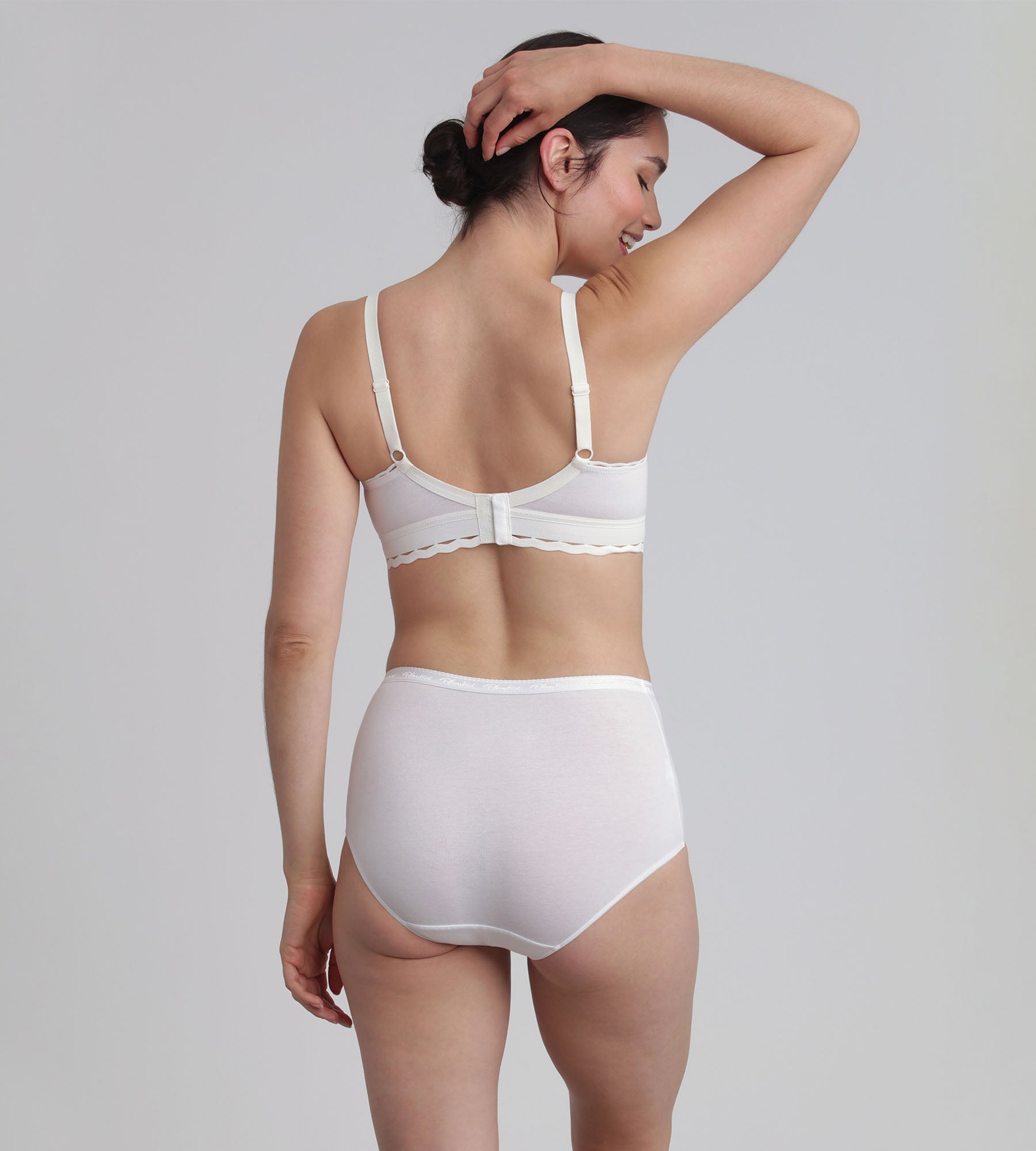 Playtex® Soutien-gorge blanc sans armatures Cœur Croisé Coton Bio
