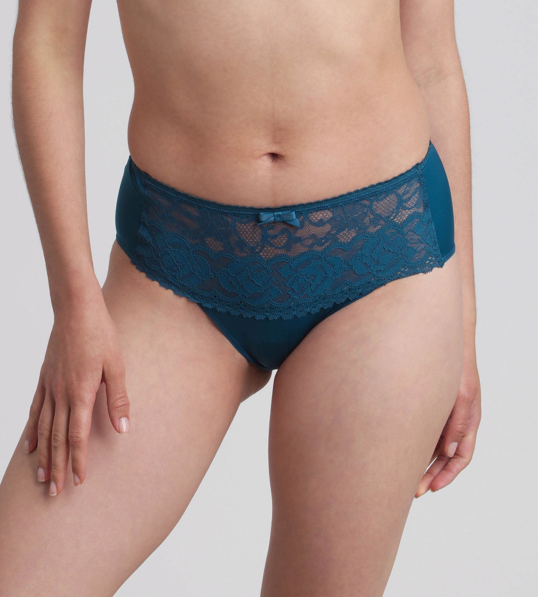 Playtex® Midi knicker in Green velvet Flower Elegance Recycled