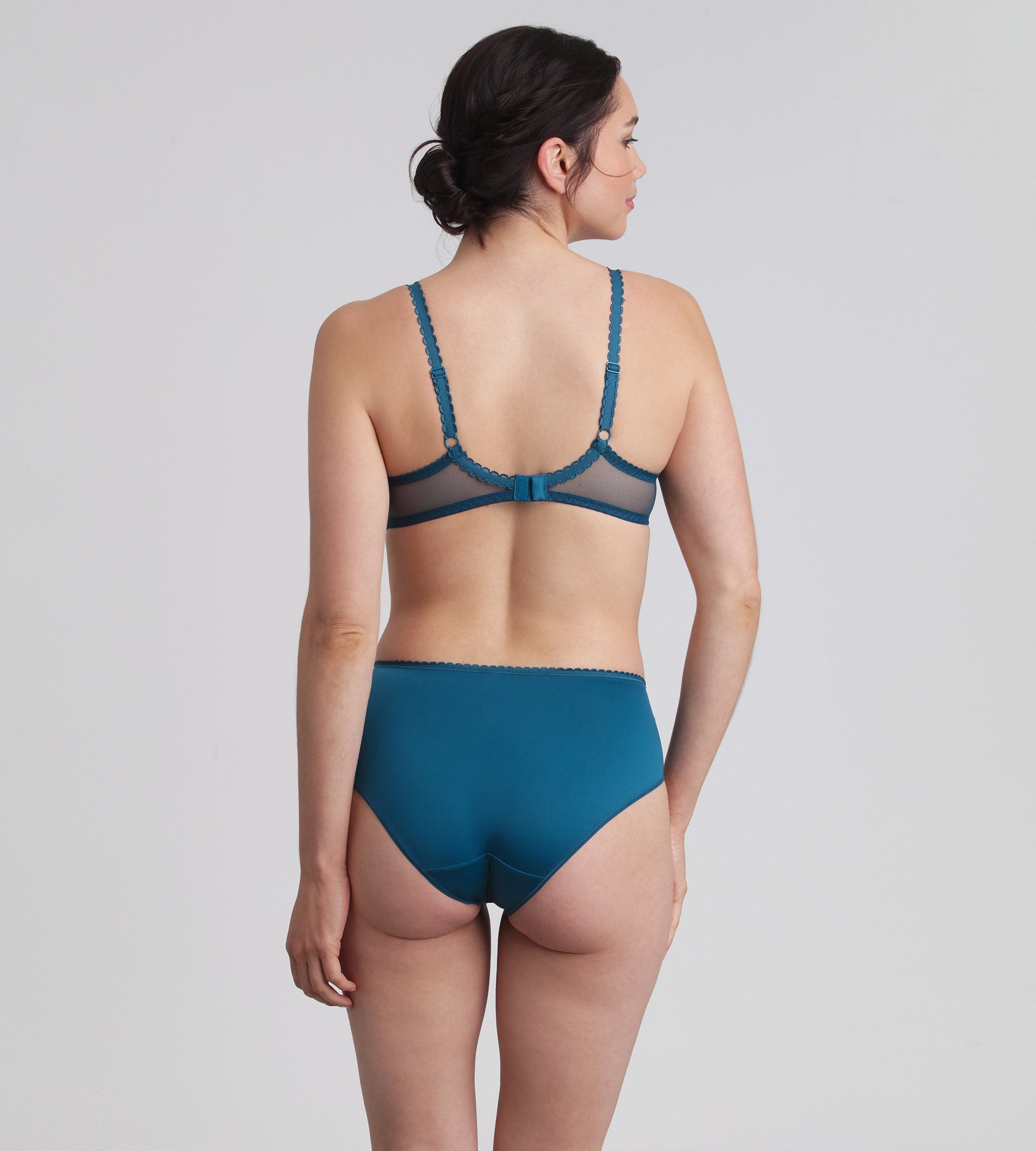 Playtex® Midi knicker in Green velvet Flower Elegance Recycled