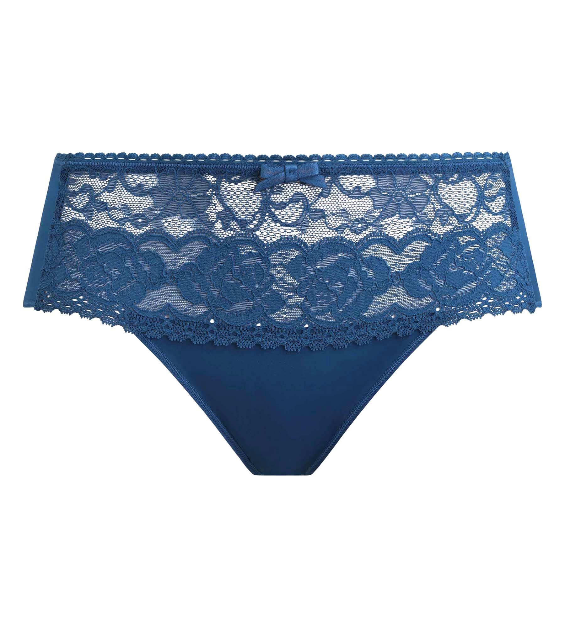 Playtex® Midi knicker in Green velvet Flower Elegance Recycled