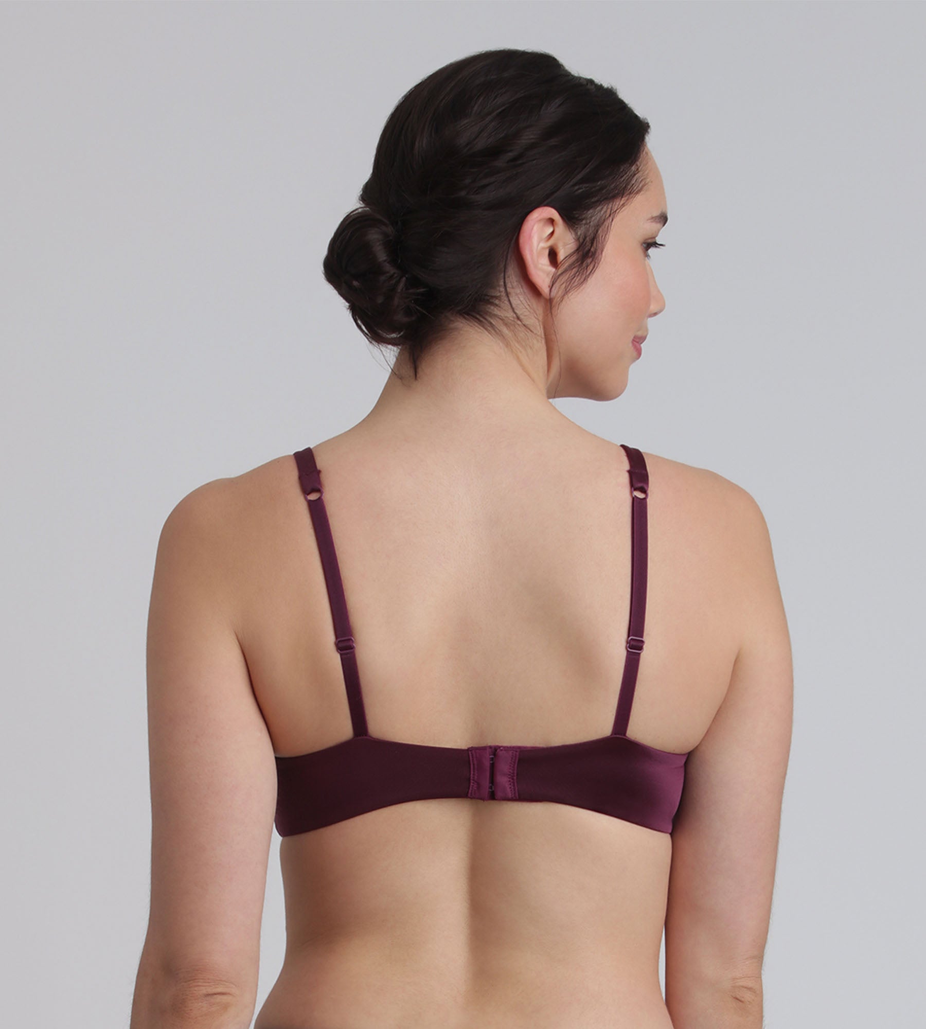 Playtex® Full cup bra in plum with removable underwires 24h Absolute Soft