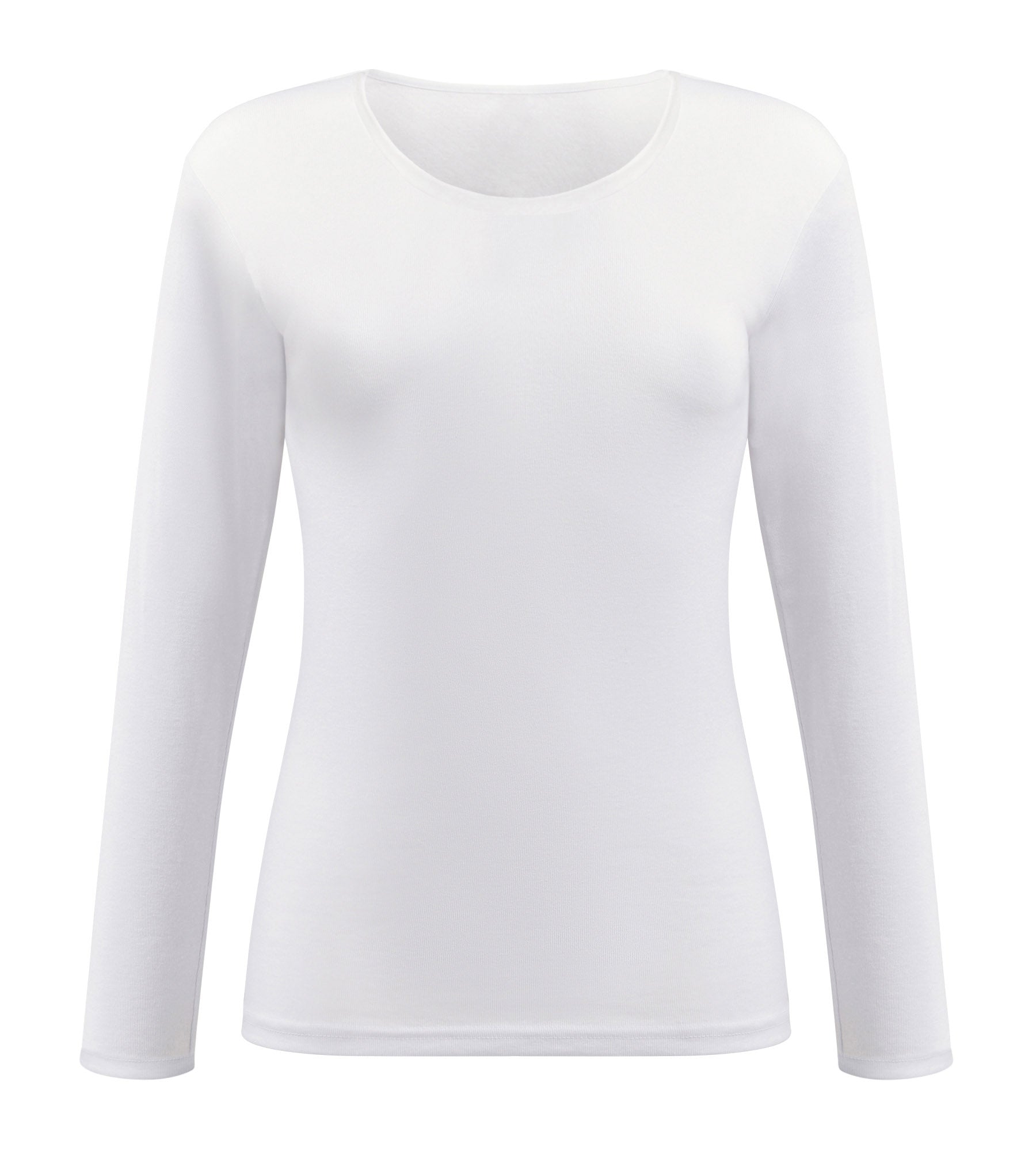 Playtex® Long-sleeved t-shirt in white Cotton Liberty