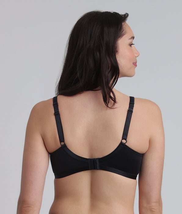 Playtex® Soutien-gorge sans armatures noir effet satiné Cœur Croisé Satiné