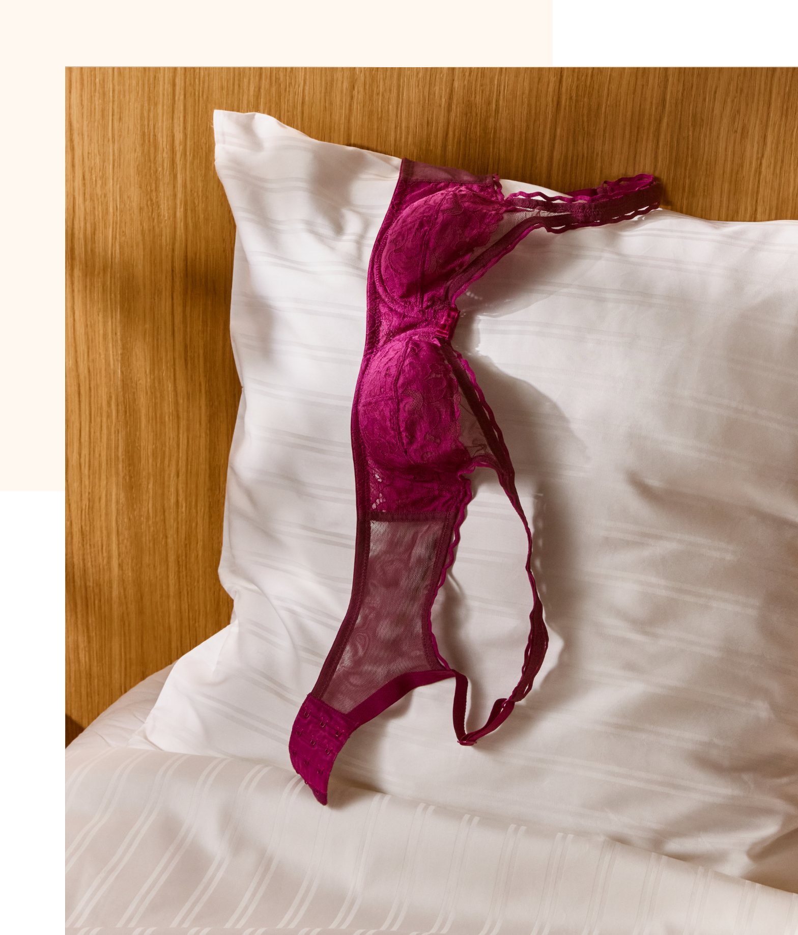 « The ultra-feminine version of the iconic Cross Your Heart bra »