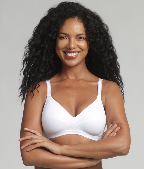 Playtex® Soutien-gorge sans armatures blanc Cœur Croisé Microfibre
