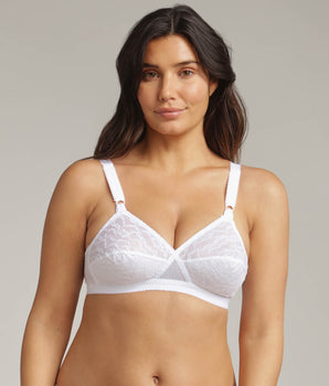 Non-wired bra in white Cross Your Heart 165
