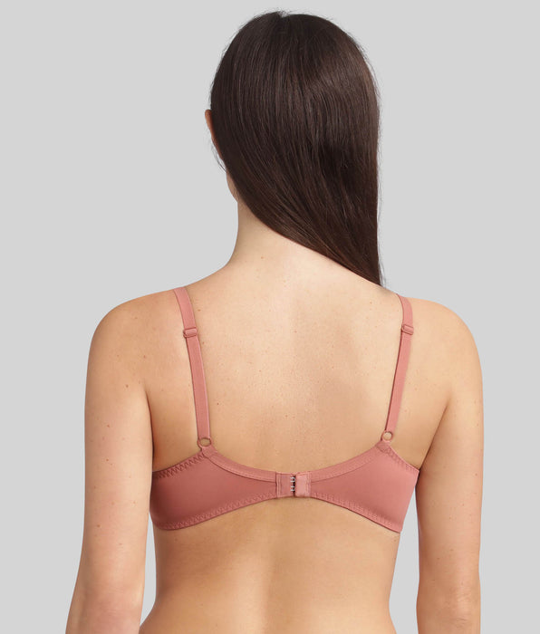 Playtex® Soutien-gorge emboîtant avec armatures cannelle Essential Elegance Broderie