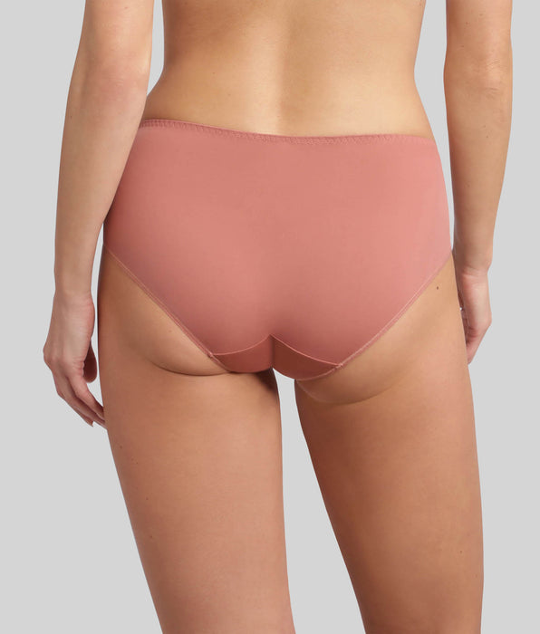 Playtex® Midi knickers in cinnamon Essential Elegance Embroidery