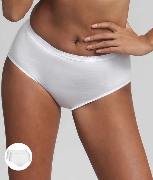 Playtex® Lot de 2 culottes blanches Coton Bio