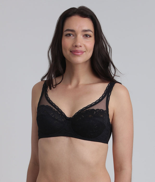 Playtex® Soutien-gorge avec armatures noir Cœur Croisé Féminin Recyclé