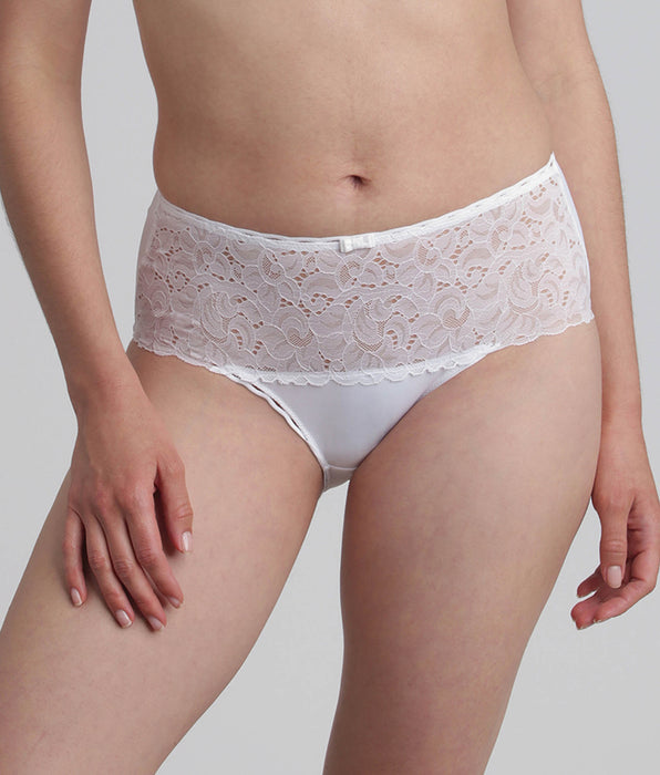 Playtex® Midi knickers in white Recycled Classic Lace Support