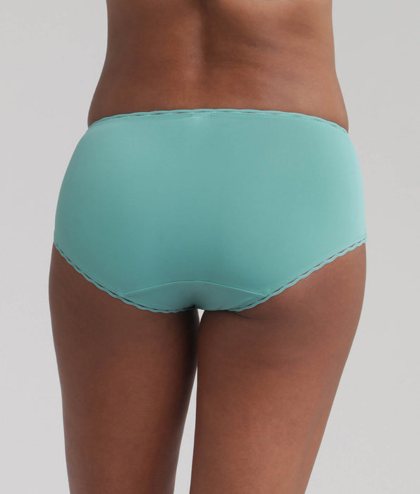 Playtex® Midi knickercs in poetic blue Recycled Classic Lace Support