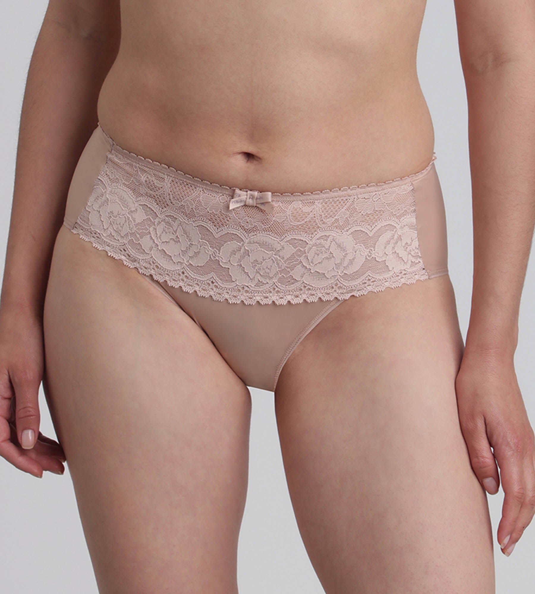 Midi knickers in beige Flower Elegance Recycled