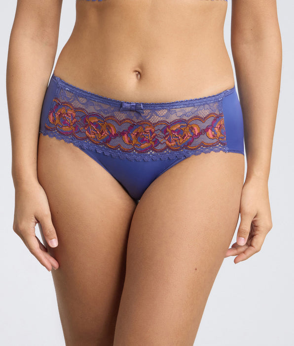 Playtex® Midi knickers in blue and red Flower Elegance Recycled