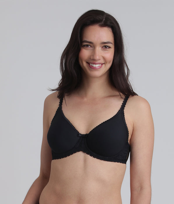 Playtex®  Spacer bra in black Flower Elegance Recycled