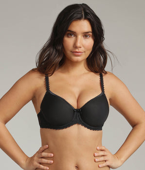  Spacer bra in black Flower Elegance Recycled