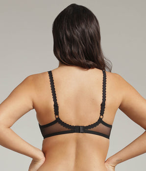  Spacer bra in black Flower Elegance Recycled