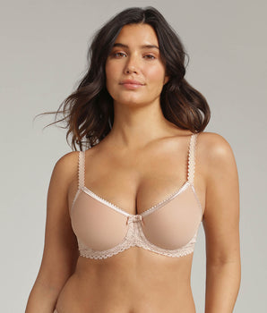  Spacer bra in beige Flower Elegance Recycled