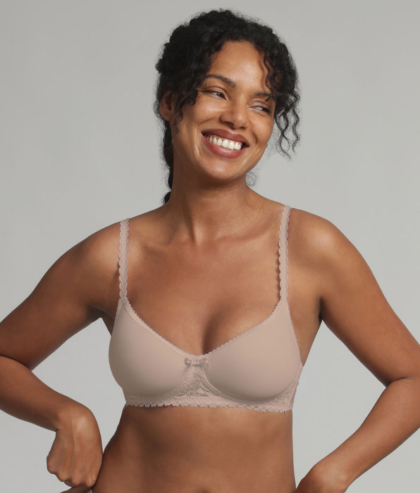 Playtex® Non-wired bra in beige Flower Elegance Recycled