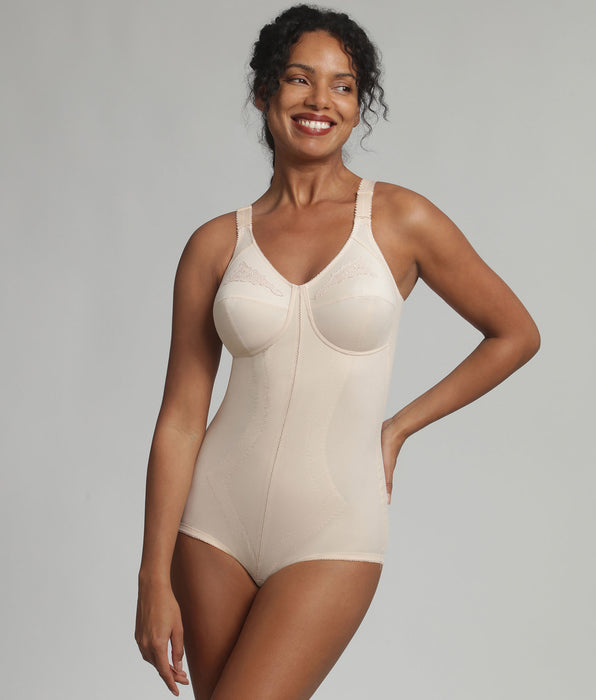 Playtex® All-in-one body in beige I Can't Believe It's a Girdle