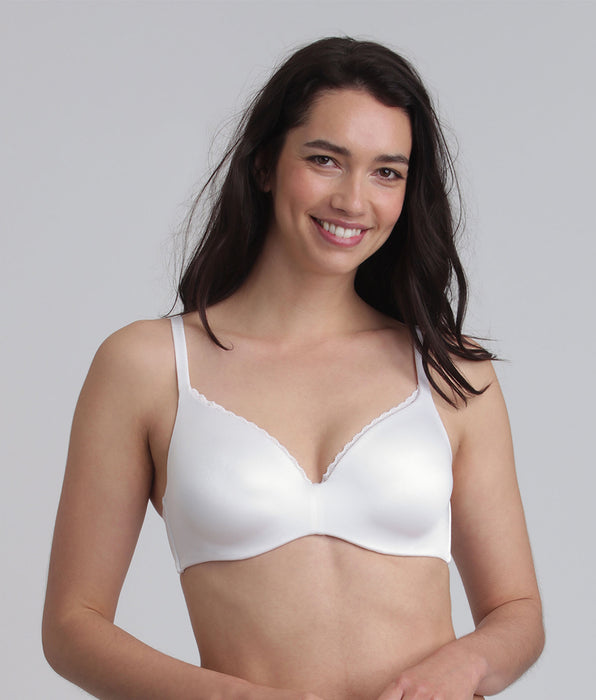 Playtex® Full cup bra with removable underwires in white 24h Absolute Soft