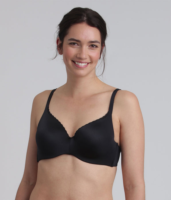 Playtex® Full cup bra with removable underwires in black 24h Absolute Soft