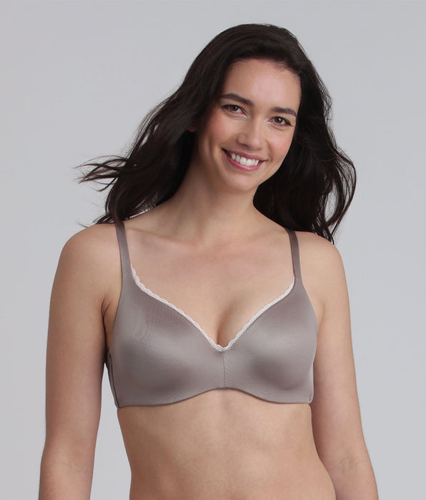 Playtex® Full cup bra with removable underwires in mink 24h Soft Absolute