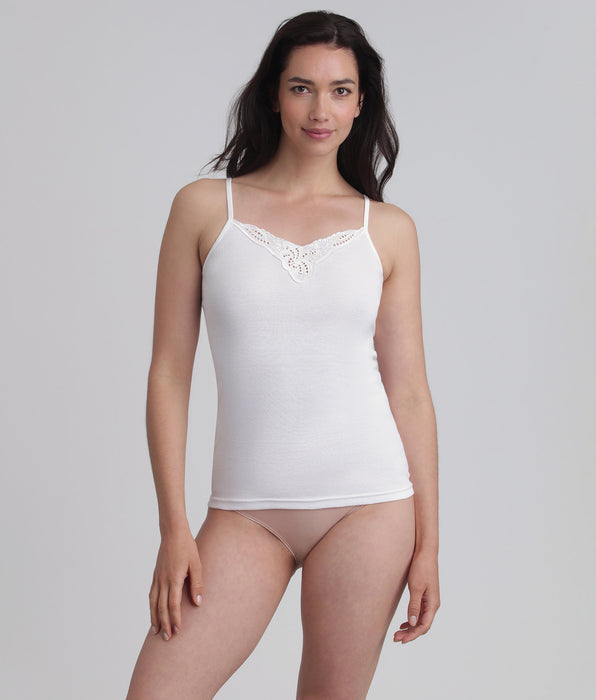 Playtex® Débardeur blanc Cotton Feminine