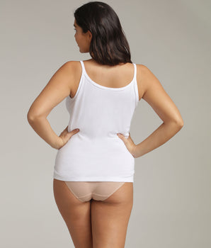 Camisole in white Cotton Liberty