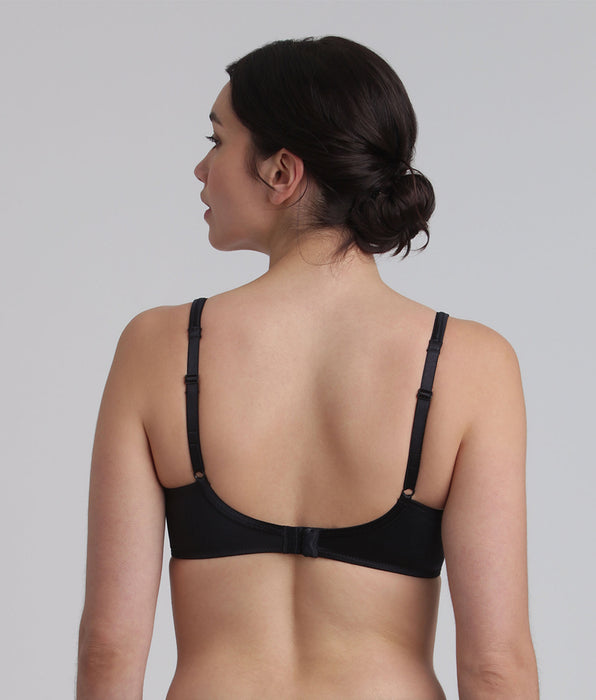 Playtex® Underwired bra in black Satiny Micro-Support